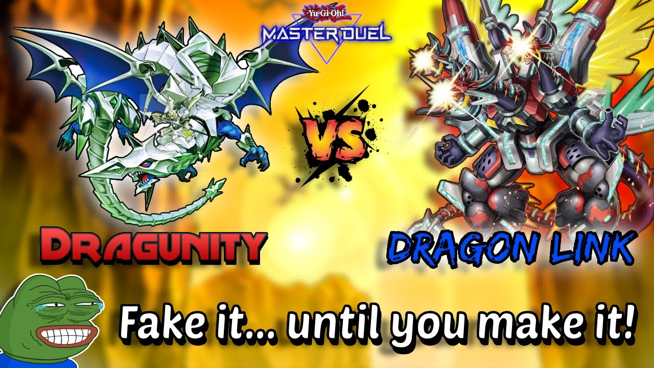 DRAGON LINK was so scared of DRAGUNITY BYSTIAL that they scooped a winnable game in Master Duel