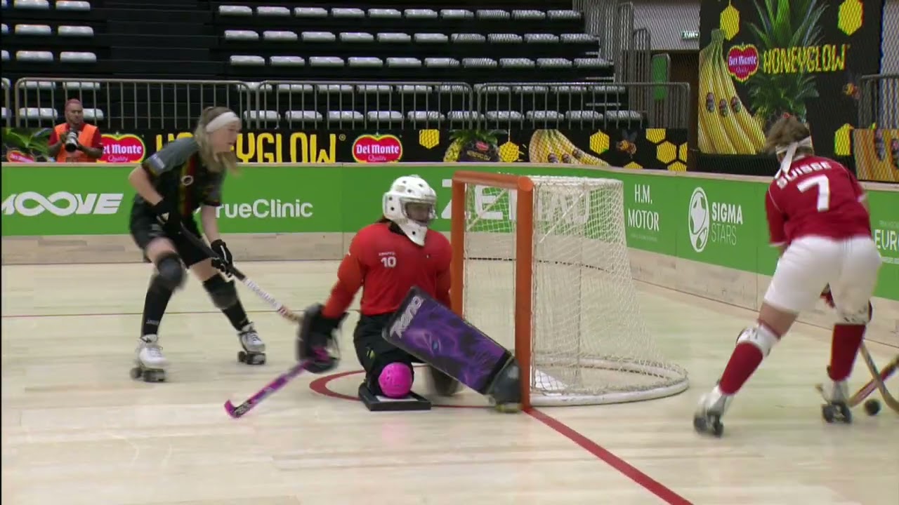 HIGHLIGHTS - Rink Hockey - WSE European Championship Senior Women - GERMANY x SWITZERLAND
