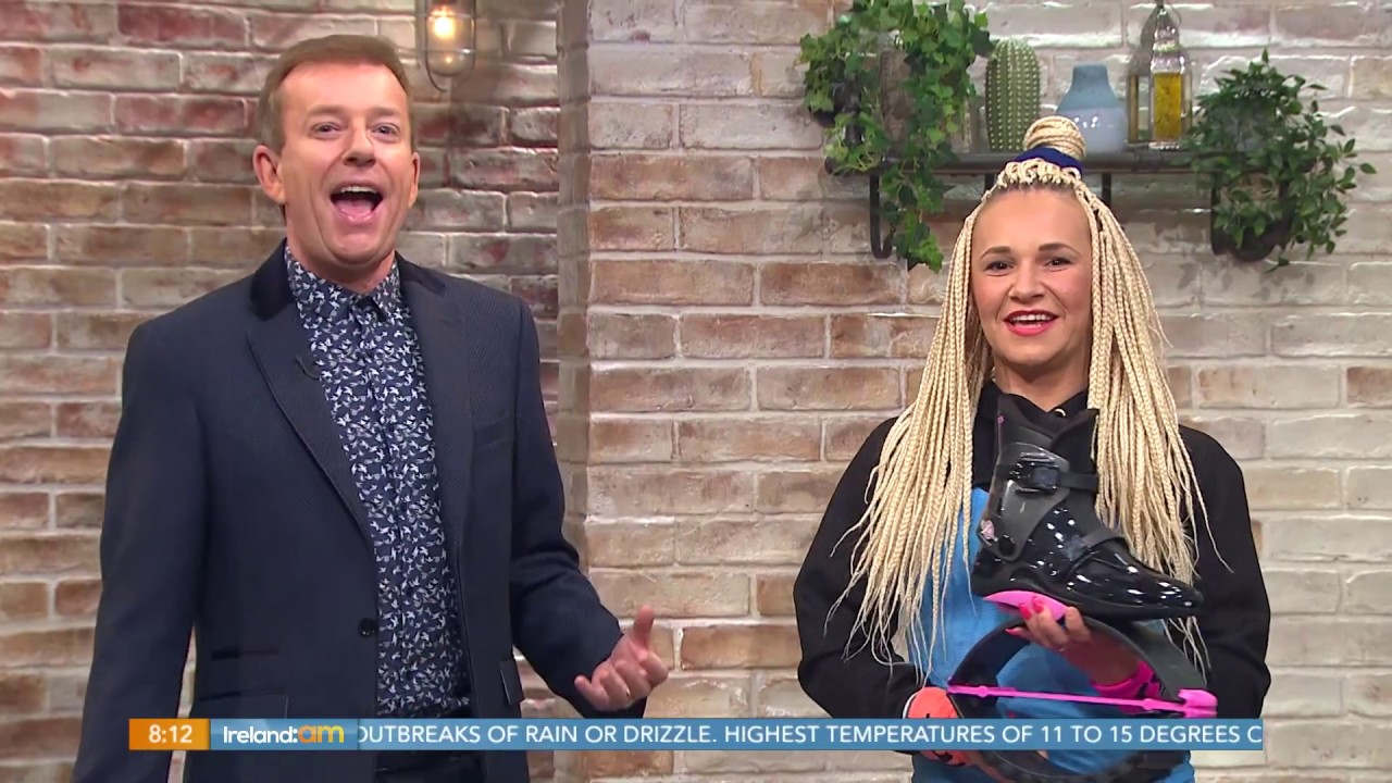 Jekaterina Makarova, talking about Kangoo Jumps® on IrelandAM TV Show