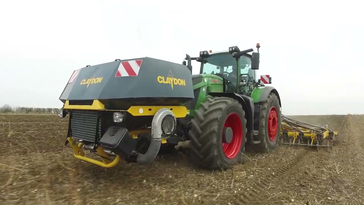 Spring drilling on the Claydon Farm