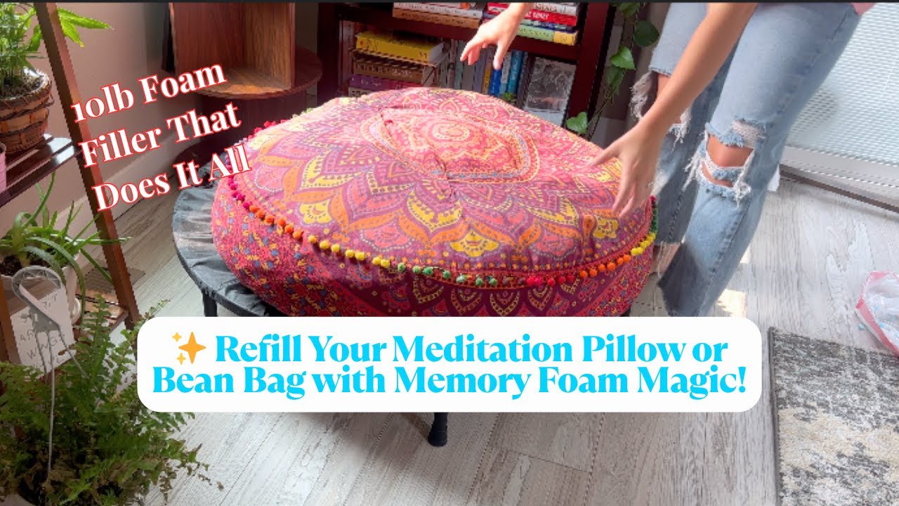 🛋️ Upgrade Your Bean Bag! Shredded Memory Foam Refill!
