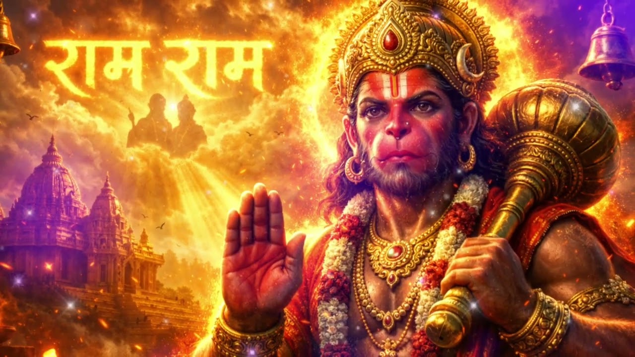 जय जय वीर हनुमान - Healing Version🕉 | संकट मोचन हनुमान 🙏 | Powerful Hanuman Bhajan | Peaceful Bhajan
