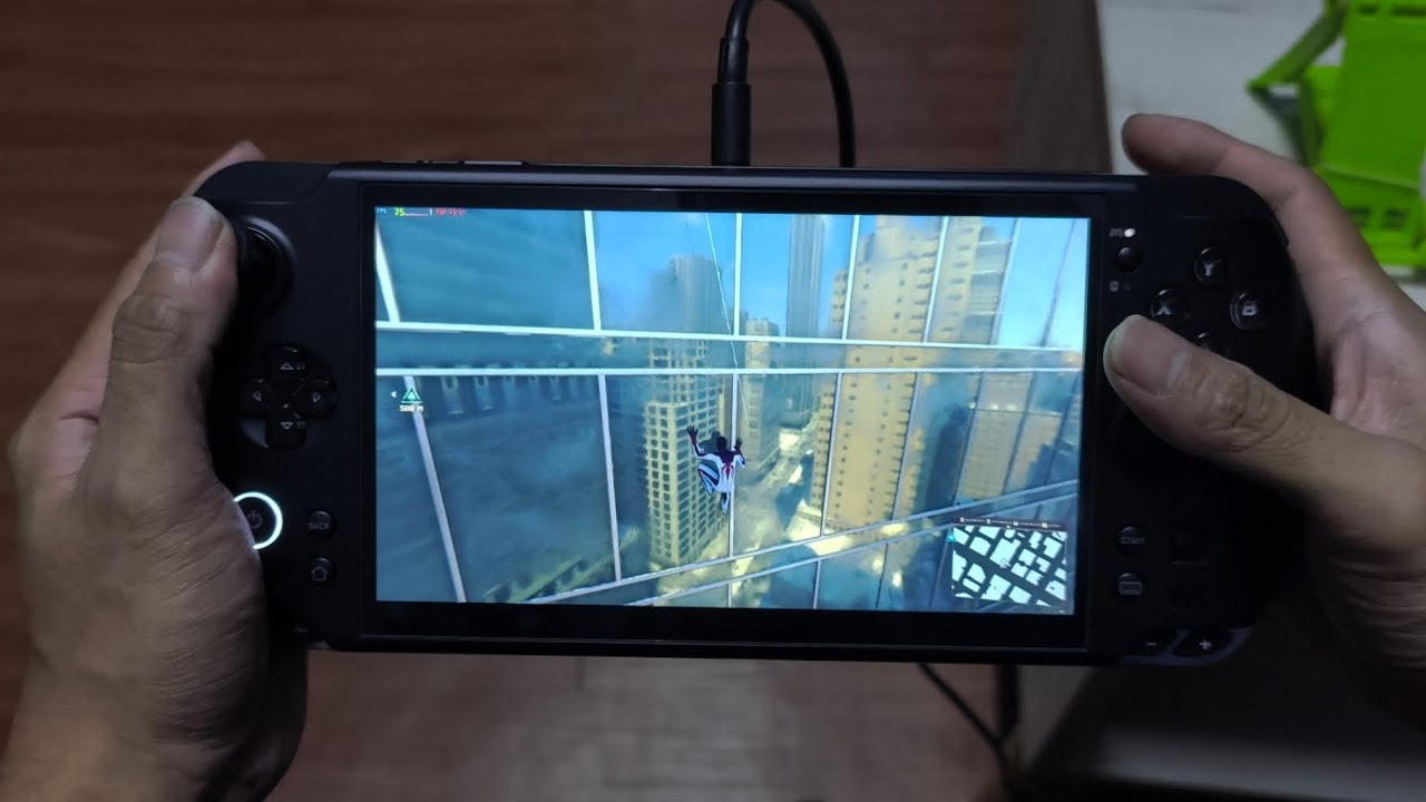 GPD WIN 5 AMD AI MAX+ 385 | Spiderman Miles Morales (ray-tracing on)