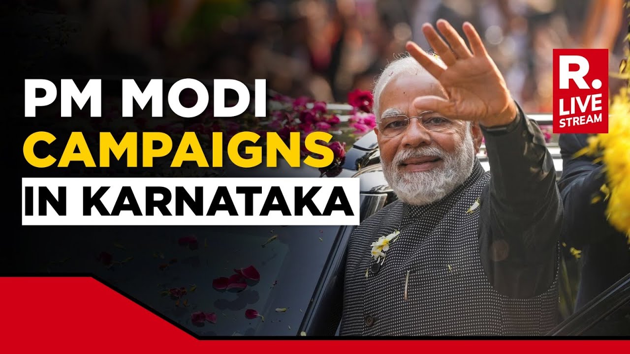 PM Modi Holds Mega Rally In  Hosapete | BJP's Campaign For Karnataka Elections LIVE