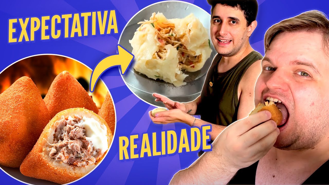 Meu noivo fez COXINHA pra jantarmos e deu TUDO ERRADO!