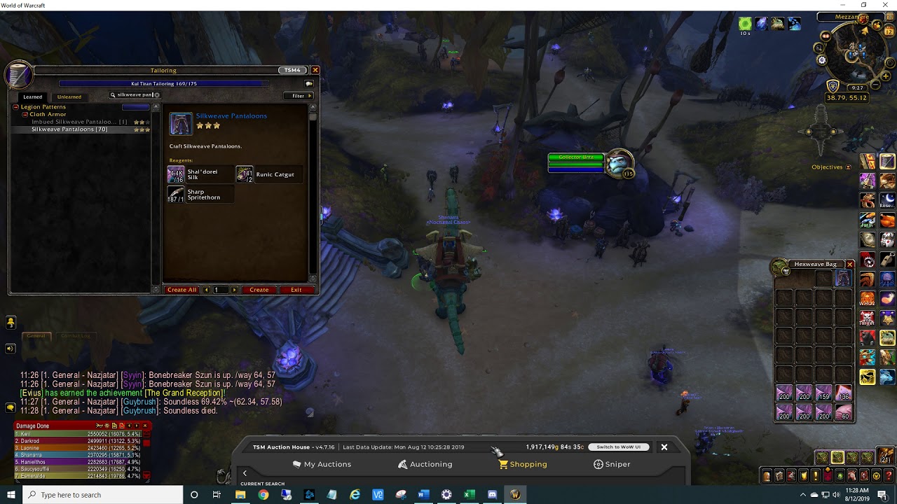 TSM Auctions - Make Easy Gold With Shal'dorei Silk