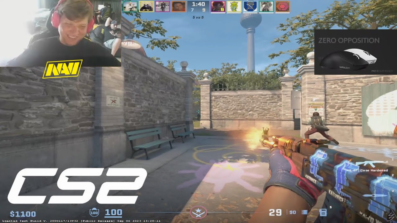 CS2 | S1MPLE FIRST GAME ON THE OVERPASS | Counter-Strike 2 Premier |