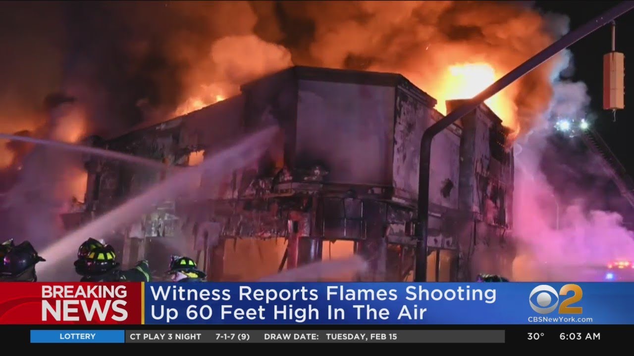 Gasoline Truck Crash Sparks Massive Fire In Rockville Centre