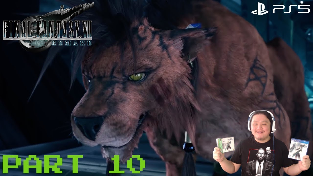 RED XIII JOINS (FRAME RATE DROP ALERT!!!) Final Fantasy 7 REMAKE (PART 10)