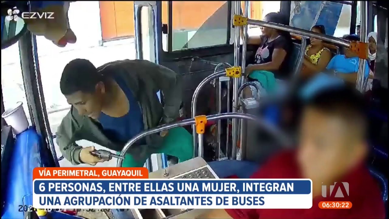 Policía tras la pista de 5 personas dedicadas al asalto en buses en la Vía Perimetral