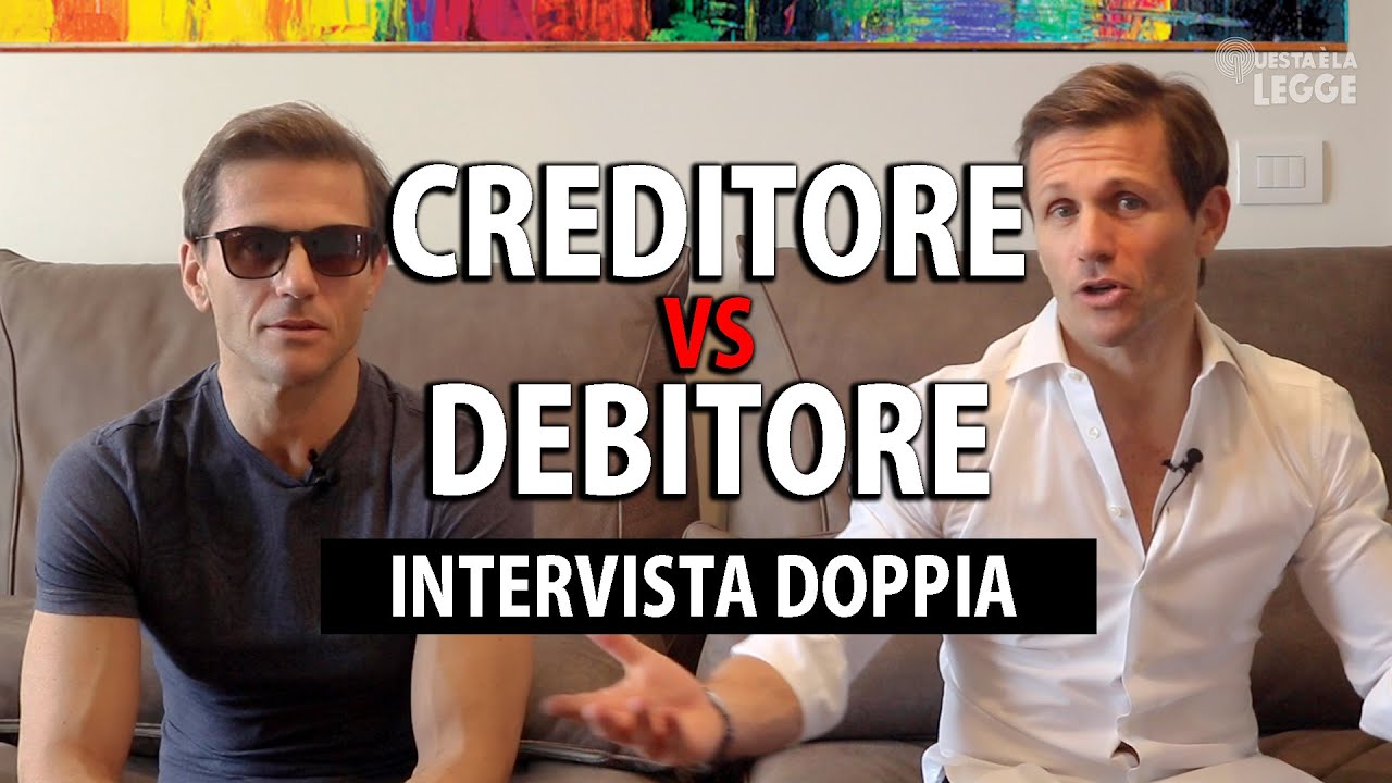 Si può sfuggire ai debiti? Debitore e creditore a confronto | avv. Angelo Greco
