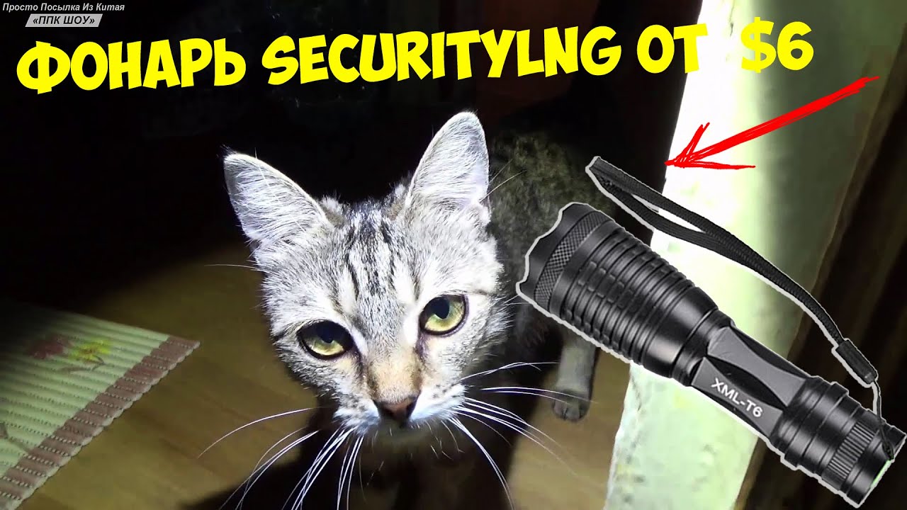 ХОРОШИЙ ФОНАРЬ Securitylng CREE XML T6/U2 LED $6-$20. Тест и обзор