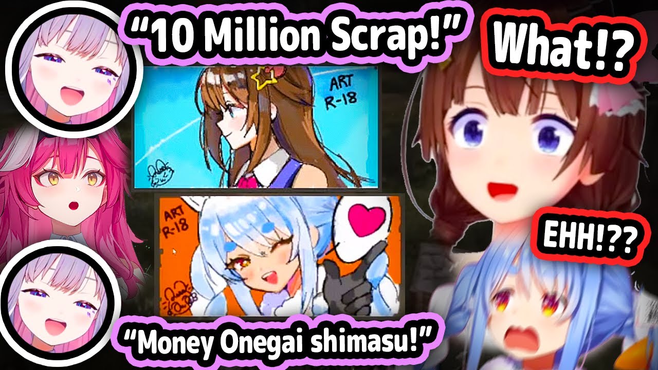 Sora and Pekora's Reaction To Biboo's 