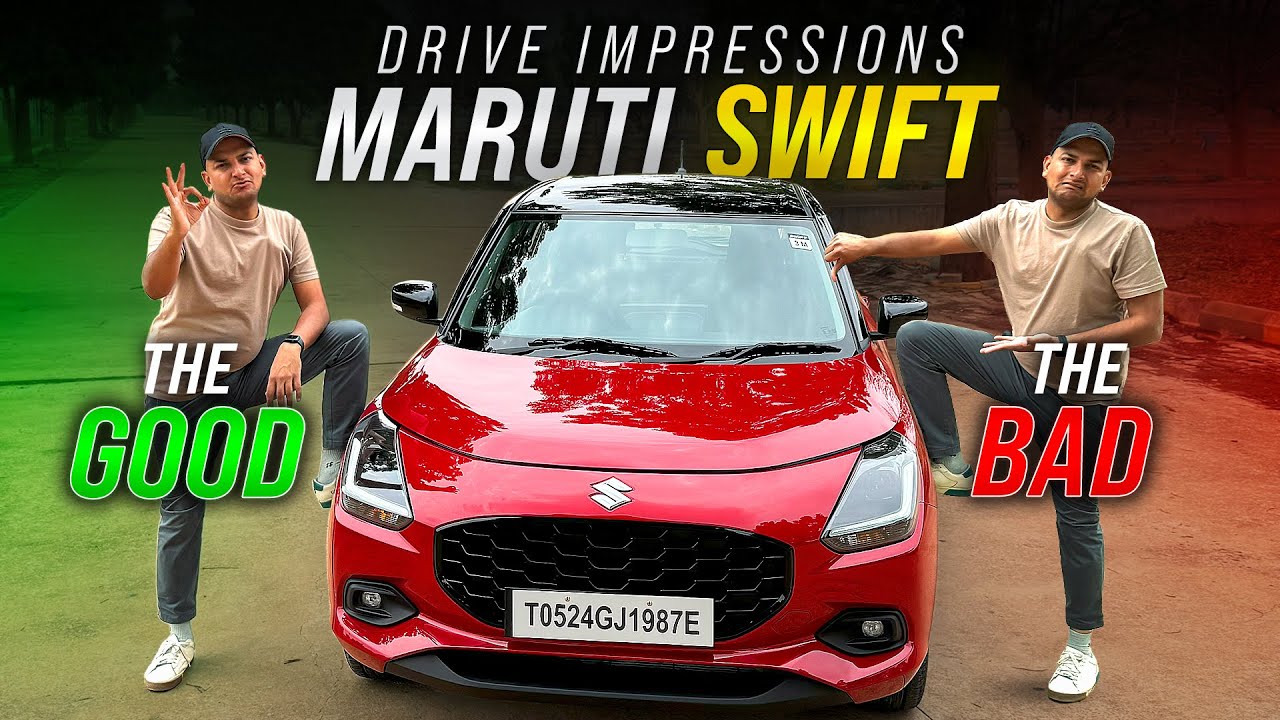 New Maruti Suzuki Swift Drive Impressions | Good bad and 3 cylinder | Gagan Choudhary