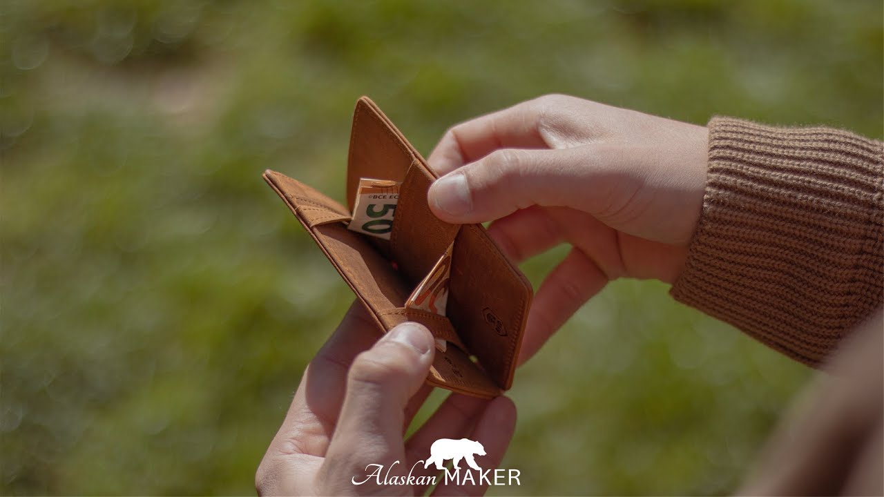 Portefeuille en cuir MAGIC HANDY | Alaskan MAKER