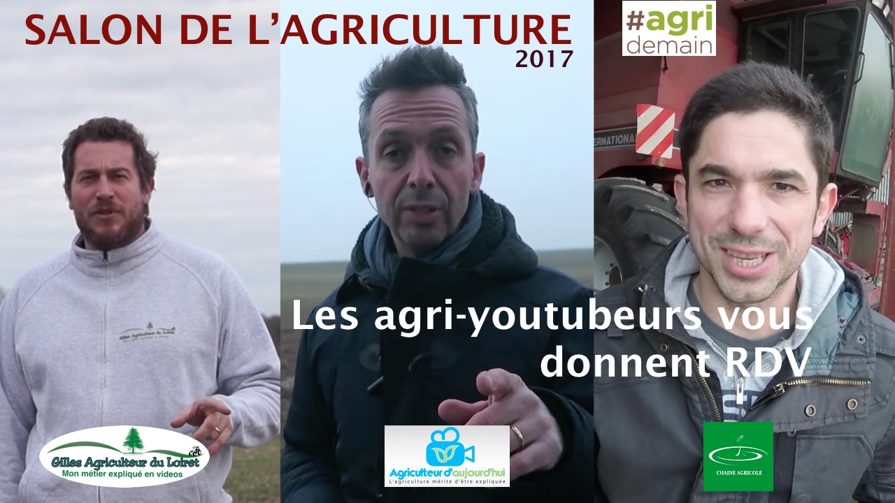 Les agri-youtubeurs au salon !