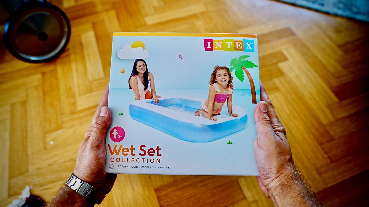 Intex rectangular pool 166x100x25cm / 60x40x10