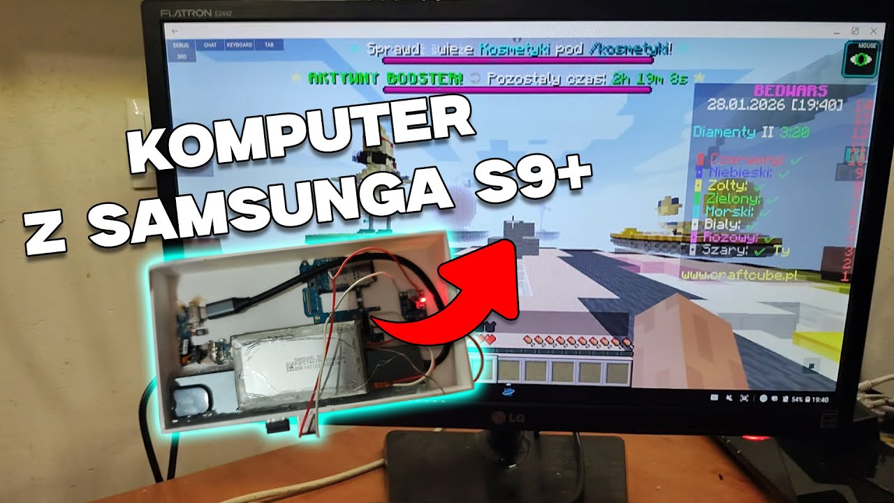 Komputer z samsunga s9+