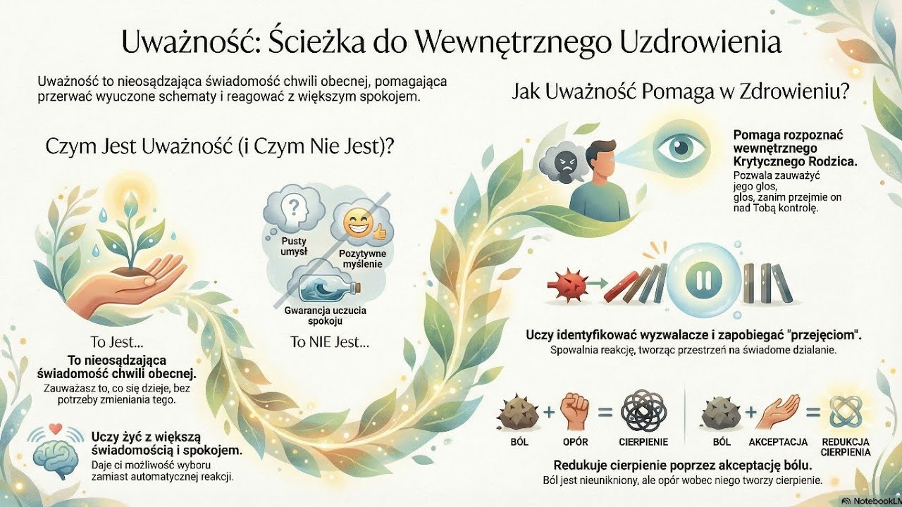 Uważność - skrót czwartego rozdziału Przewodnika Kochającego Rodzica