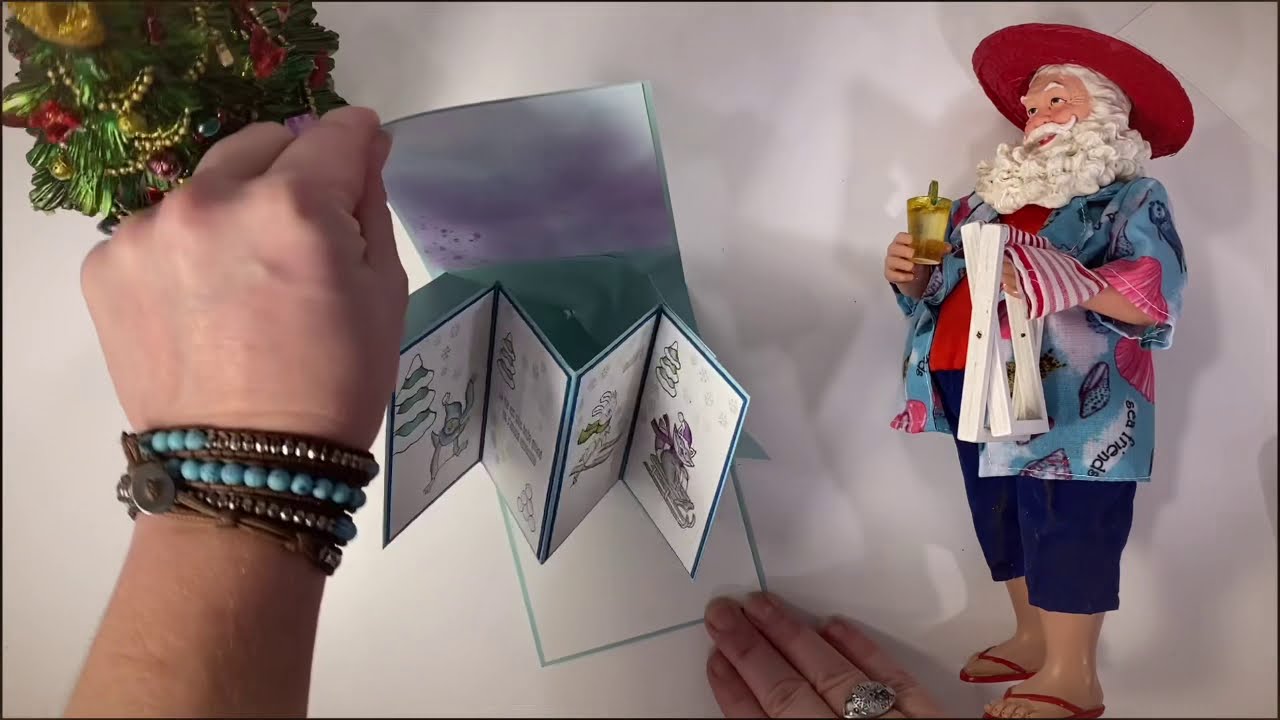 Tutoriel carte Z Fun Fold, ouverture amusante