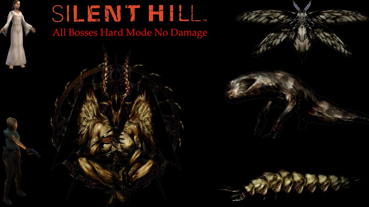 4K Silent Hill 1 Hard Mode No Damage † All Bosses