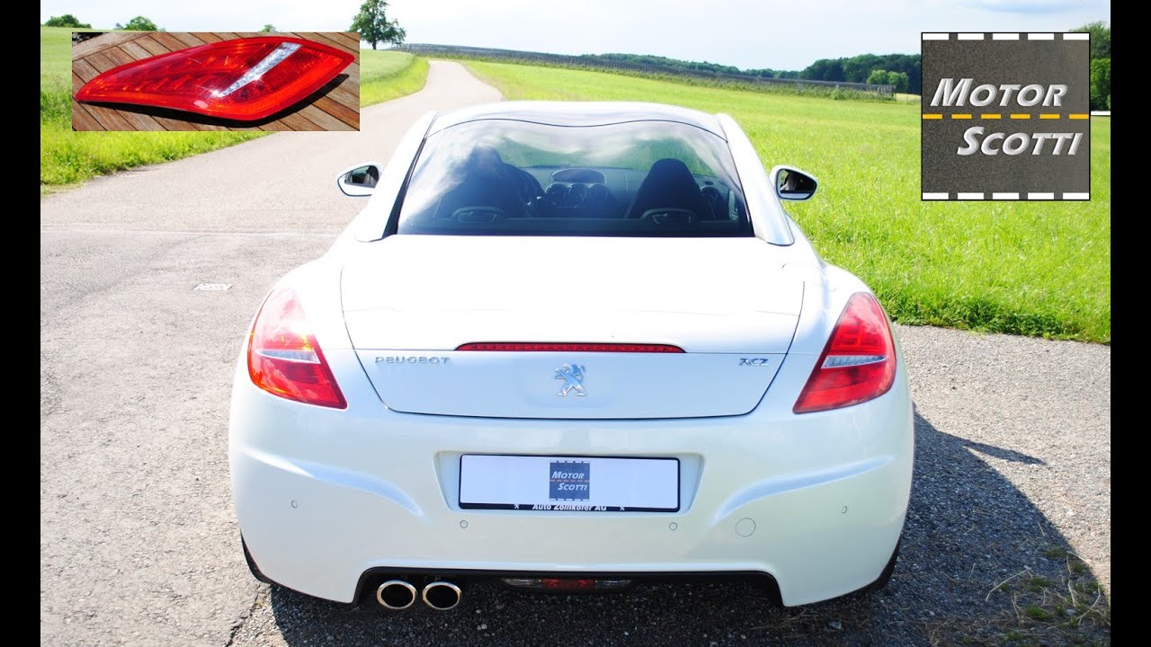 How to remove the taillight - Peugeot RCZ