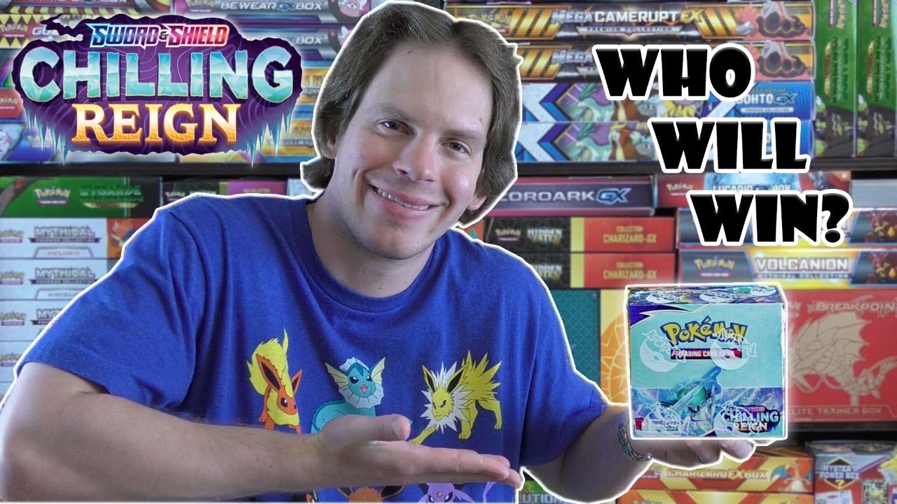 Pokemon Chilling Reign Booster Box Break!