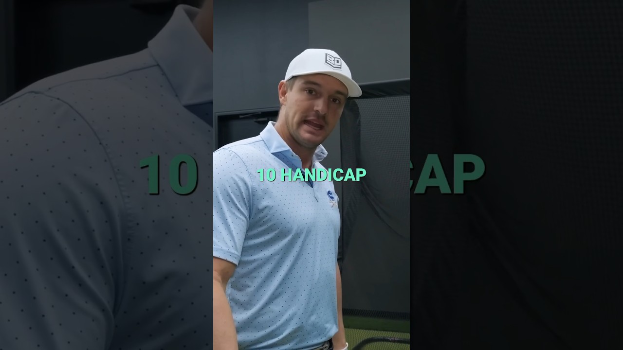 Bryson DeChambeau&rsquo;s simple at-home drill to lower your handicap ⛳️ #golfshorts #golfswing