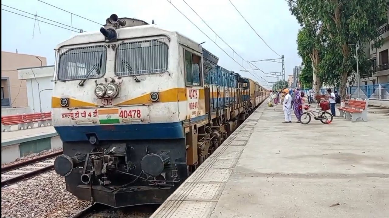 Train Journey Model Gram, Ludhiana to Moga | 54051 LDH-FZR Passenger 