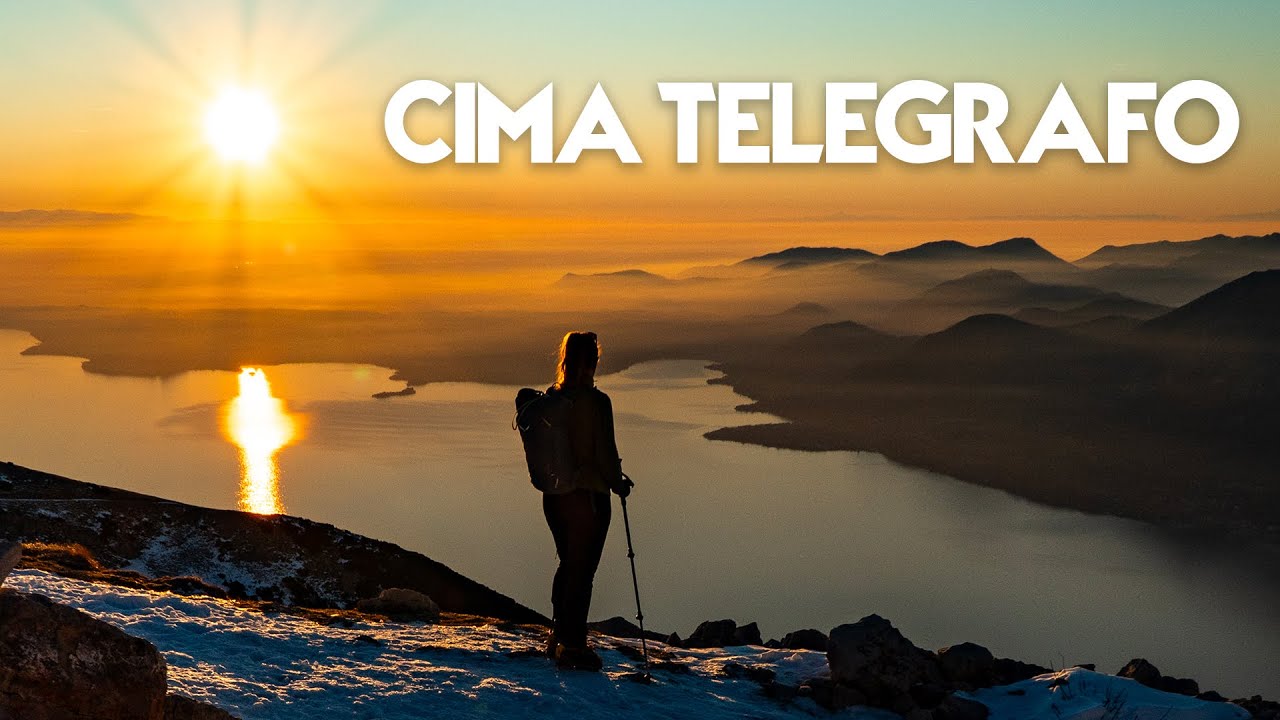 Cima Telegrafo d'Inverno | Tramonto sul Lago di Garda