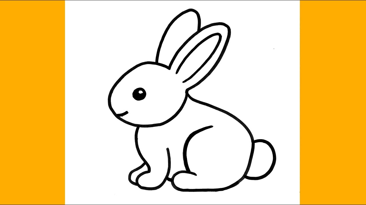 How to Draw a Cute Bunny | Super Easy Step by Step
