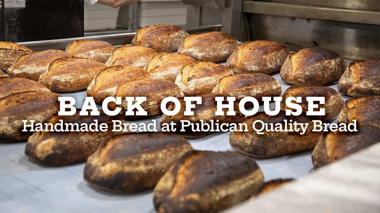 Watch a bakery make handmade bread from start to finish (ASMR style)