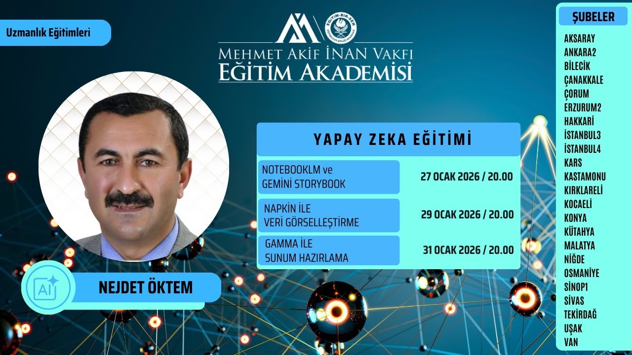 EBS&MAİV YAPAY ZEKA(UZMANLIK)EĞİTİMİ
