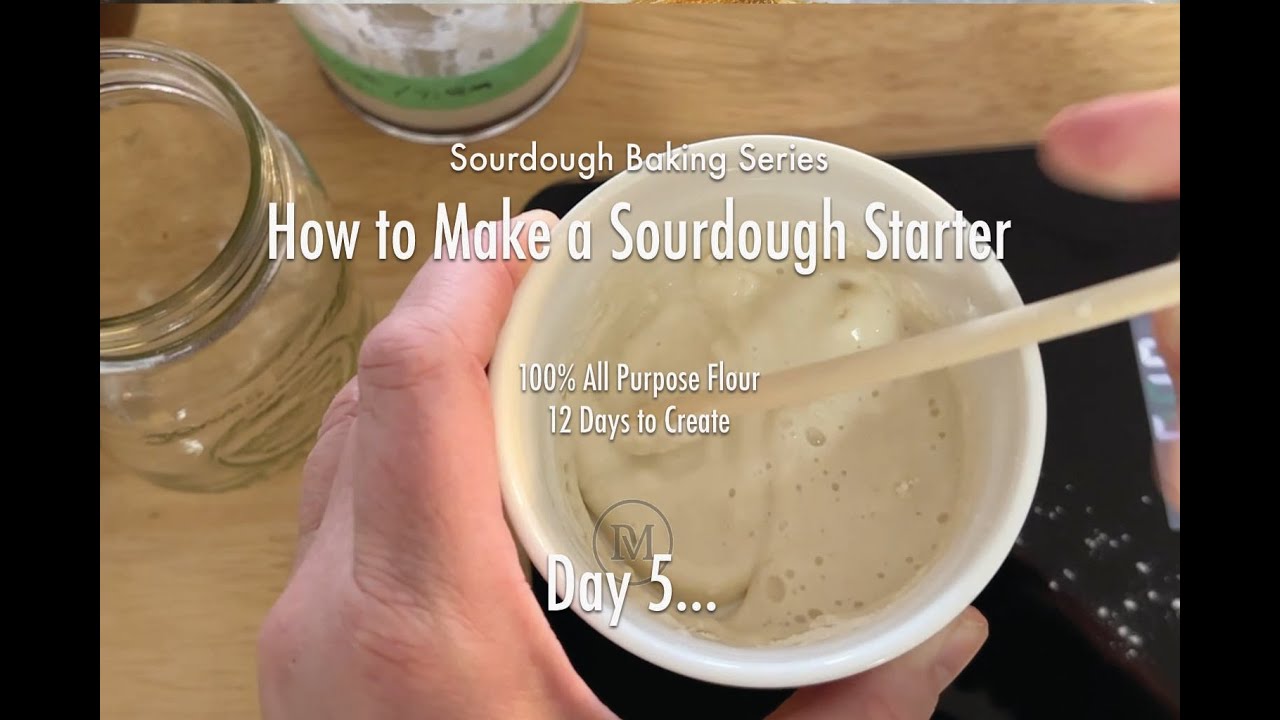 Day 5 -  Sourdough Starter Follow Along for the Beginner