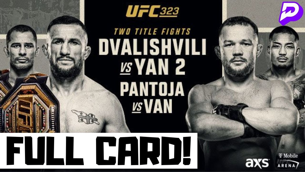 UFC 323 Predictions Dvalishvili vs Yan 2 Full Card Betting Breakdown
