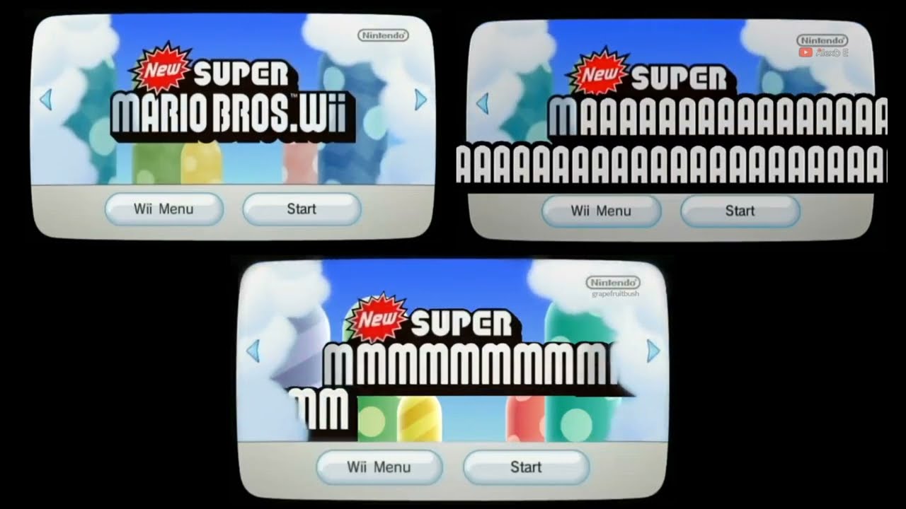 New super mmmmmm,New super maaaaaaa and new super mario bros wiiiiiiiii mashup (credits in desc)