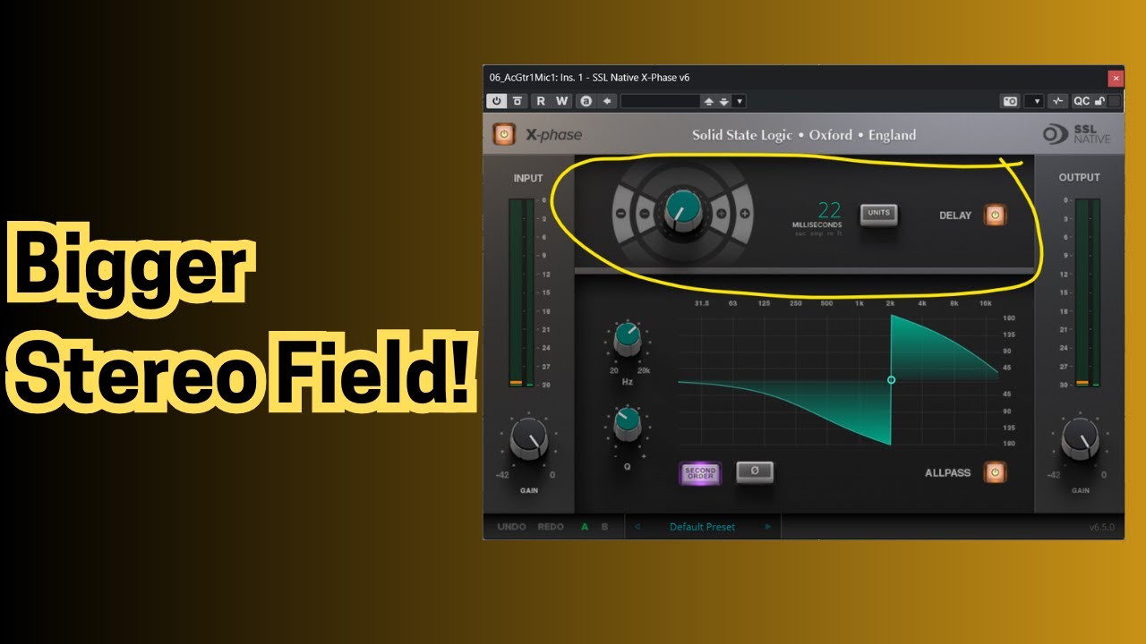 Bigger Stereo Field with SSL X-Phase #mixandmastering #mixingtips