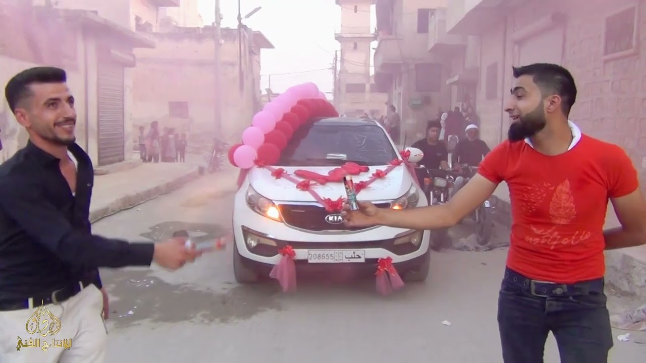 زفة سيارات العريس الغالي أحمد رجب أيوب أفراح آل الحلاق في مدينة الأتارب الحبيبة