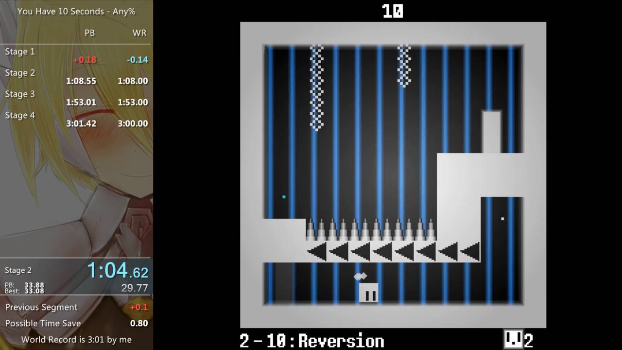 You Have 10 Seconds: Any% Speedrun in 2:59.433