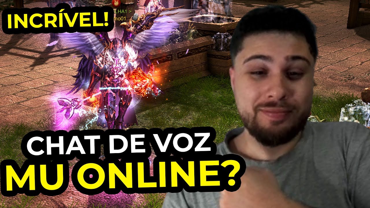 🎙️ CHAT DE VOZ CHEGOU AO MU ONLINE?! 🔥 REVOLU&Ccedil;&Atilde;O NO MEGAMU!