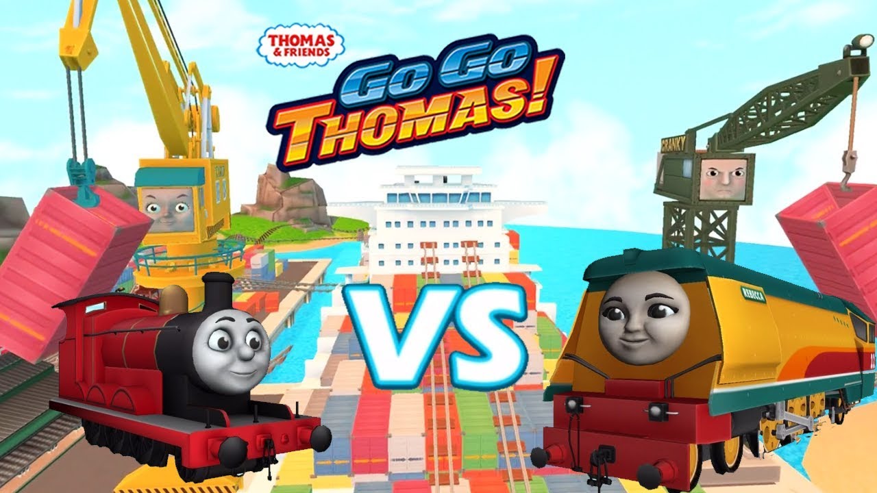 Thomas & Friends: Go Go Thomas - Old Red Engine James and New Engine Rebecca