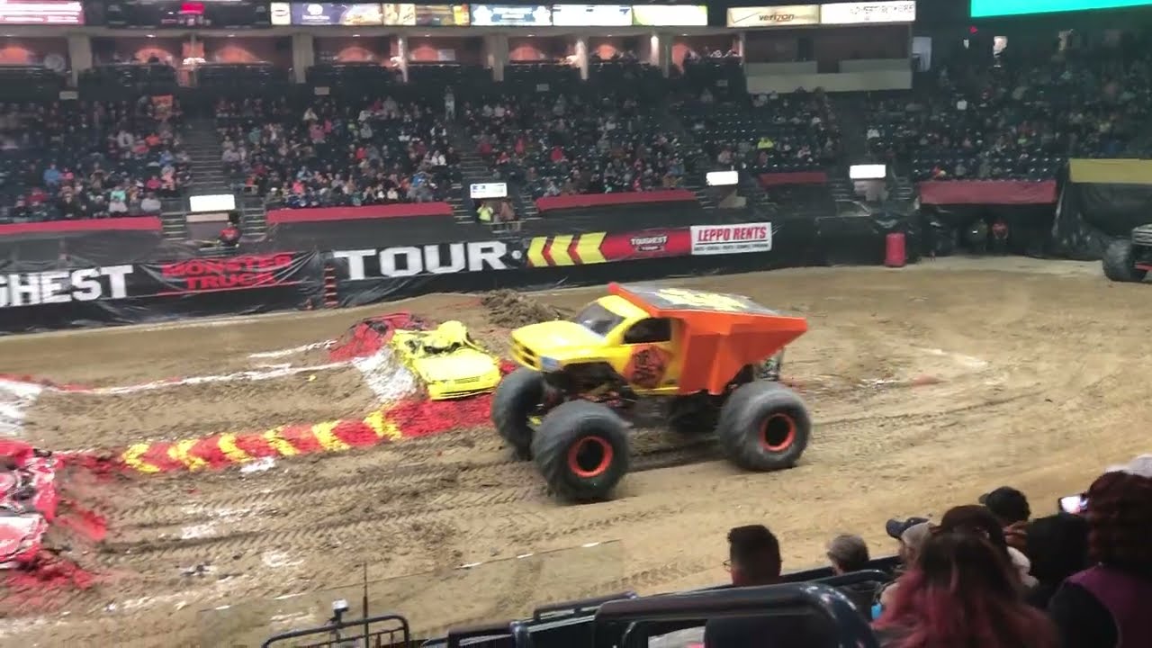 Toughest Monster Truck Tour at the Covelli Center - freestyle