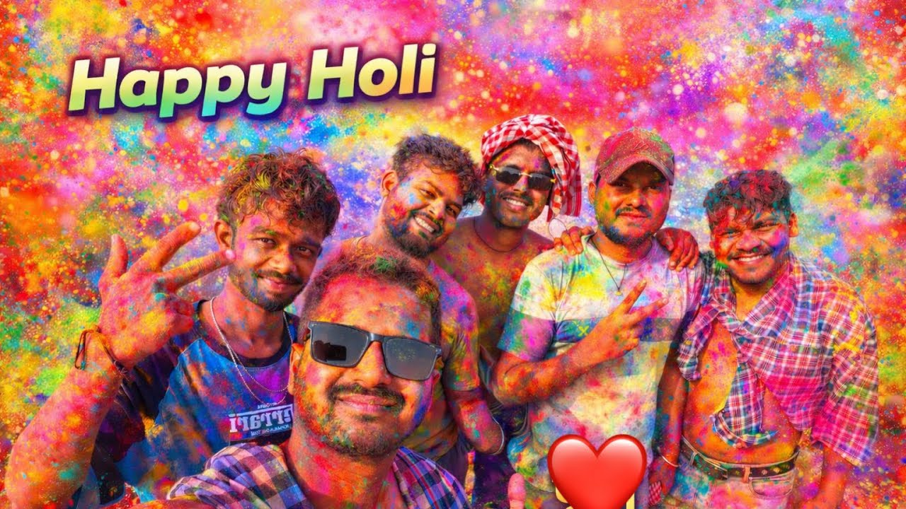 Holi 2026 Full Enjoy 😍 | Friends Ke Saath Rangon Ka Dhamaka | Happy Holi 🌈