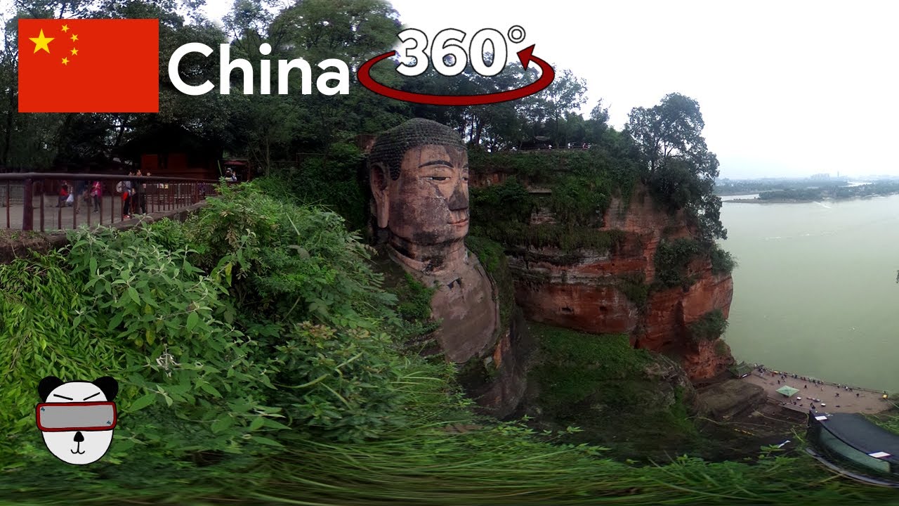 🥽 VR Tour | Leshan Giant Buddha | Sichuan, China 🇨🇳【360 Video】
