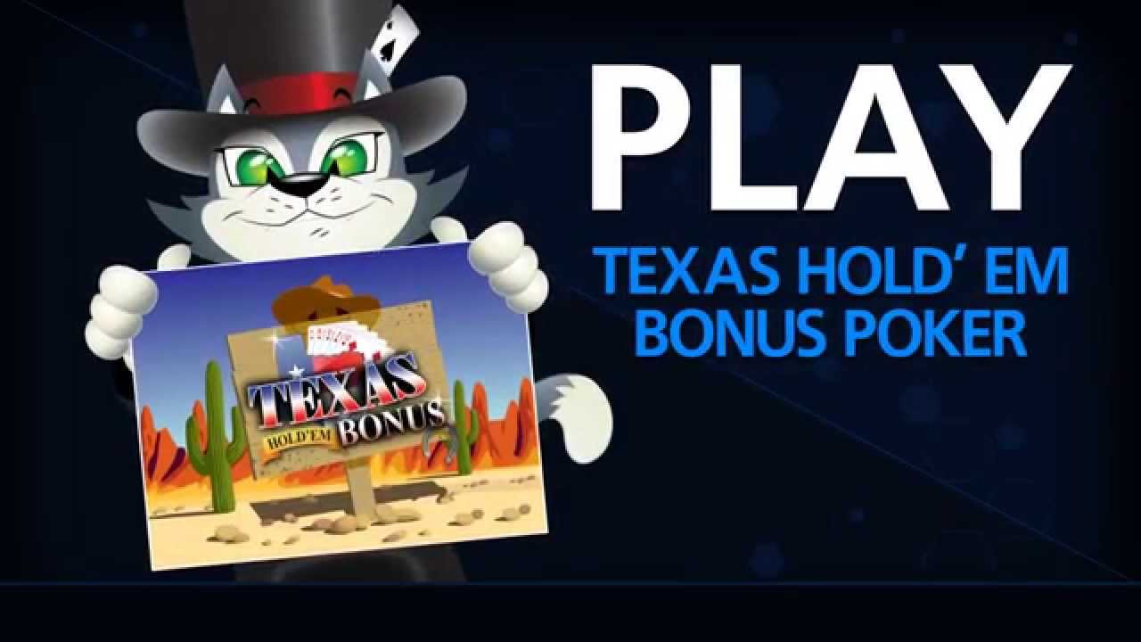 Watch Texas Hold'Em Bonus Poker Video at CoolCat Casino