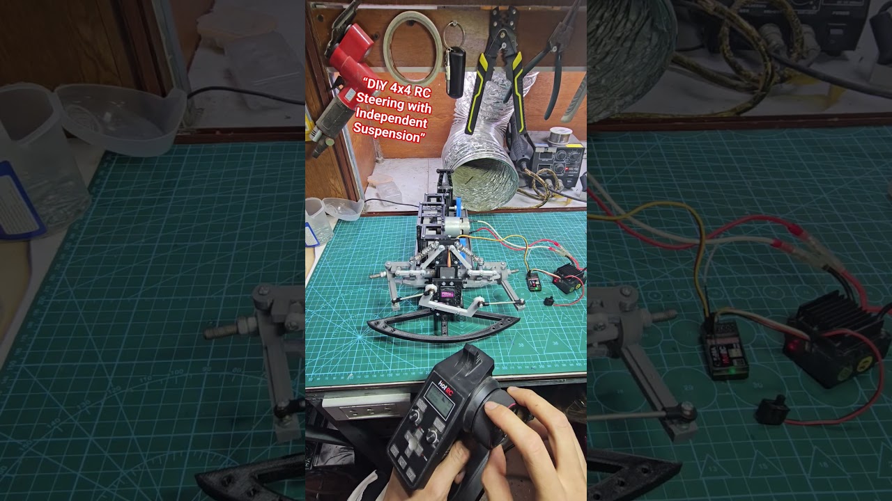 &ldquo;DIY 4x4 RC Steering with Independent Suspension&rdquo;