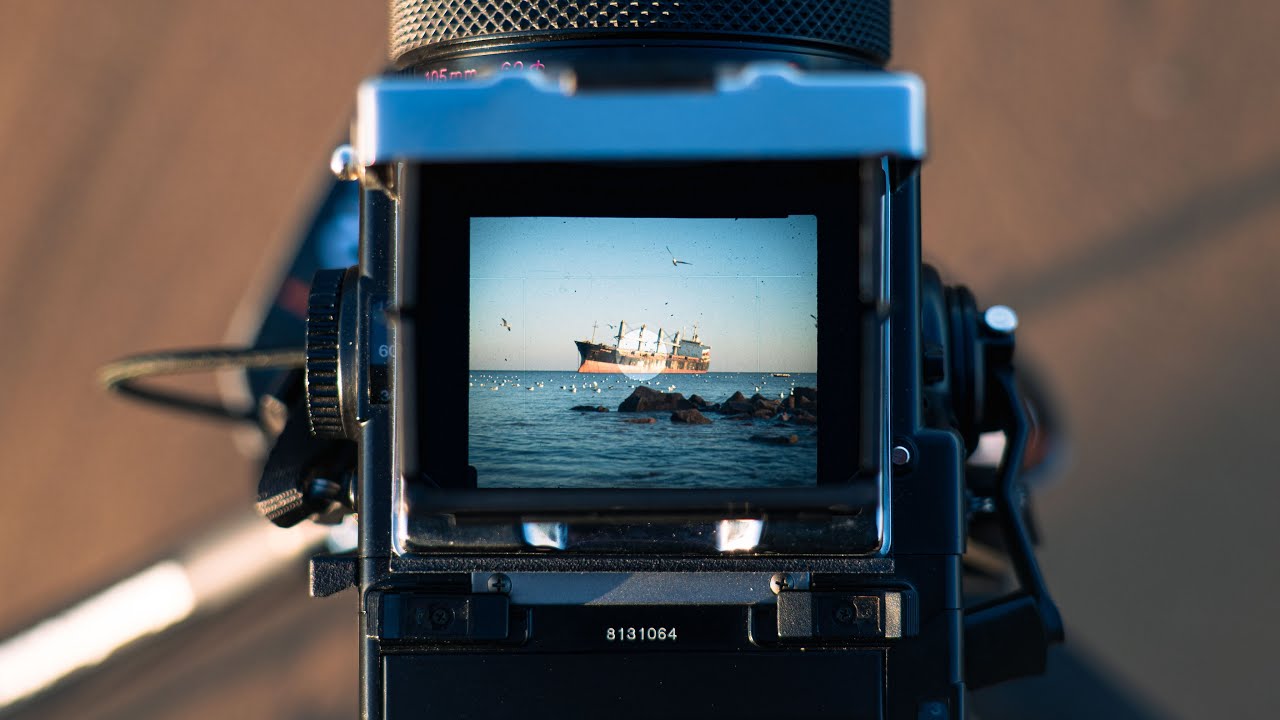 Bronica ETRS｜The scenery in the viewfinder｜Strolling along the winter coastline