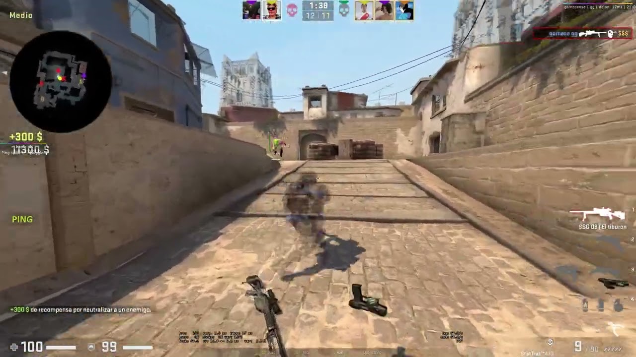 semirage highlights #1 ft. gamesense.pub/skeet.cc