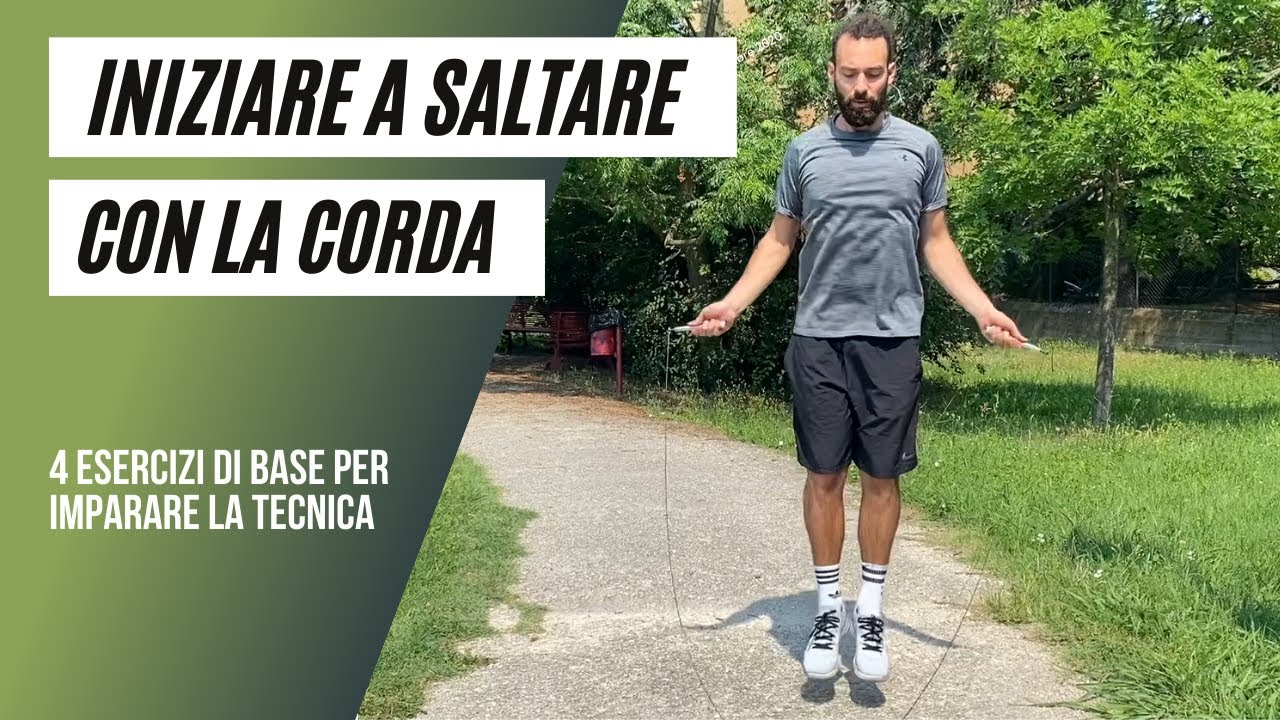 COME SALTARE LA CORDA(imparare dagli esercizi di base)