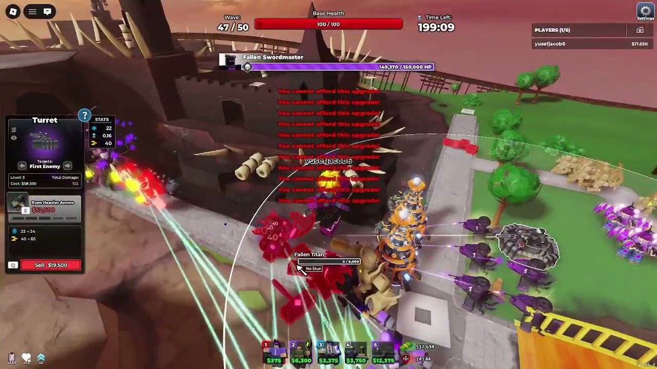 dying on wave 50 solo hardcore tds